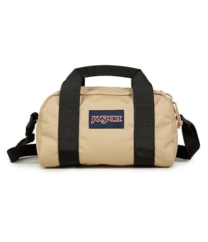 JanSport ウィークエンダー ミニダッフルバッグ, トラバーチン, One Size, Weekender ミニダッフル。ｍａ