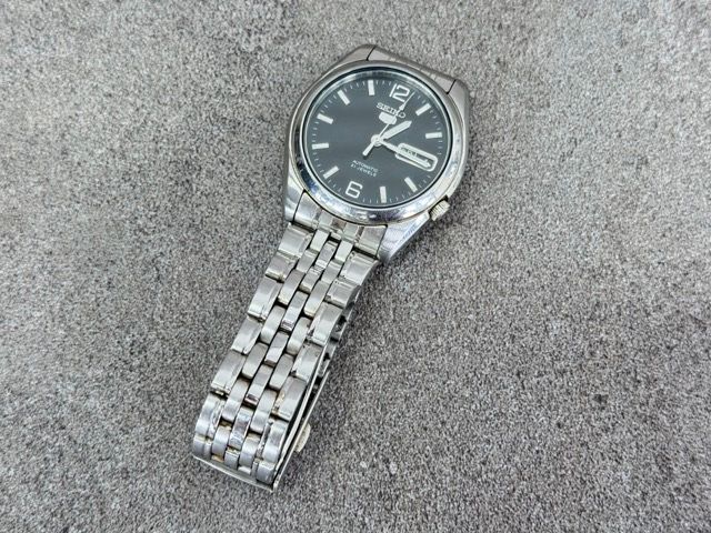 セイコー5 自動巻き腕時計 【】動作保証 SEIKO 21石 7S26-01V0 A4 WP 