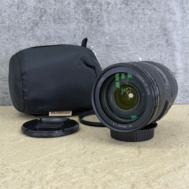 カメラ レンズ 【中古】CANON キャノン EF 24-105mm 1:4 L IS USM φ77mm ULTRASONIC ズームレンズ 一眼レフ フィルター付き / 517284
