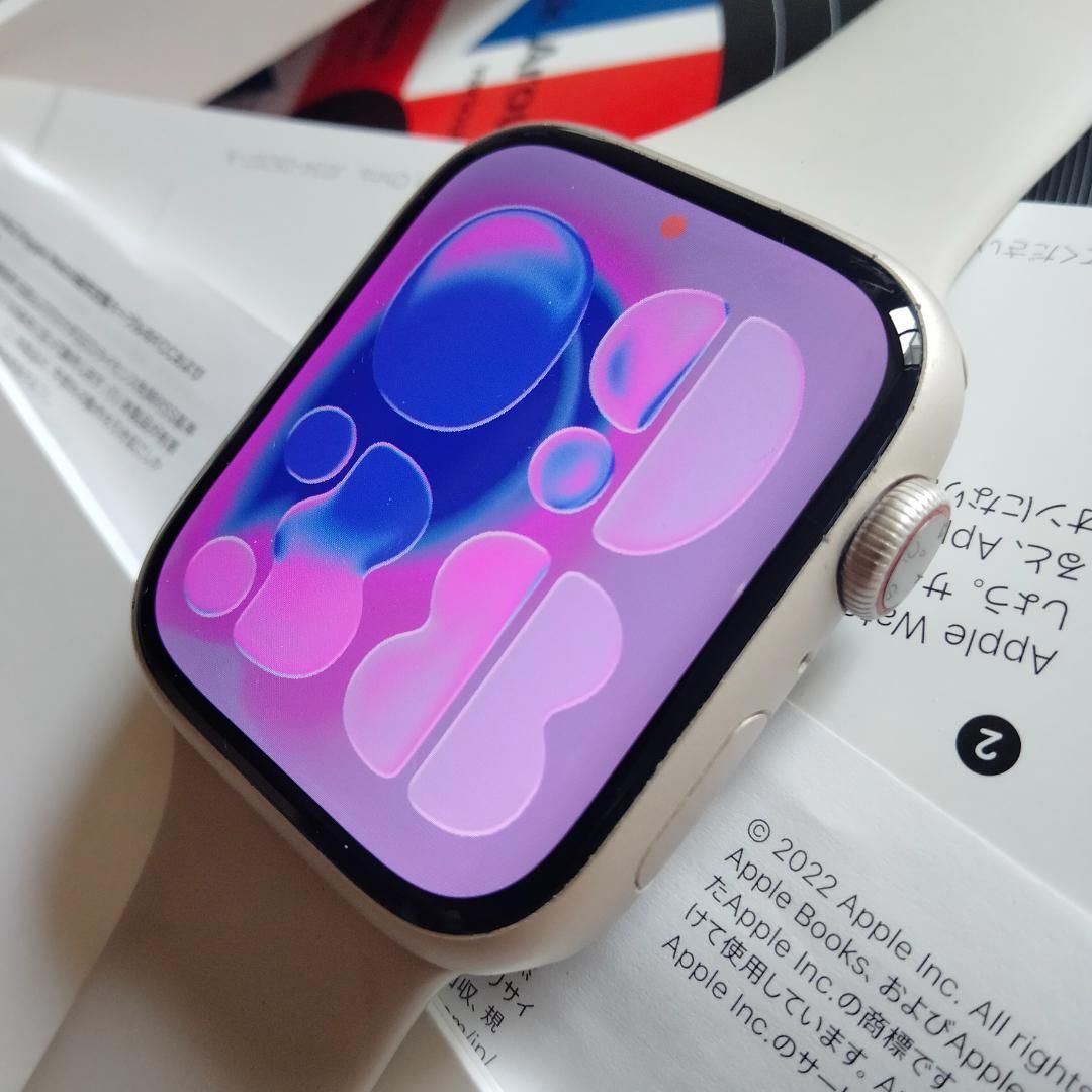 AAK05 100% シリーズ8 45MM セルラー Apple アップルウオッチ