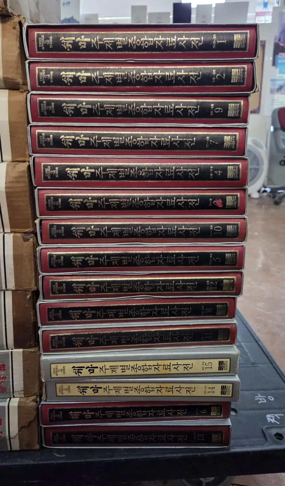 シェマ テーマ別 総合資料事典 聖書研究社 15巻 セット 宗教書 中古本