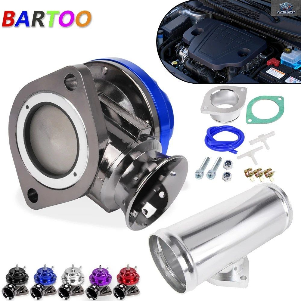BARTOO- TYPE-RS ターボブローオフバルブ 2.5インチ 63mm BOVフランジパイプキット BOV129