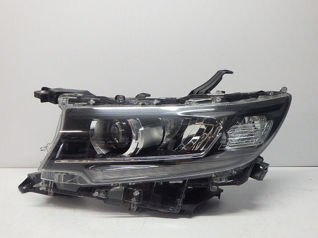 ランドクルーザー プラド 左ヘッドライト LED TRJ GDJ 150W 後期 60-262 J 81185-60M80 コーティング 美品 260611214