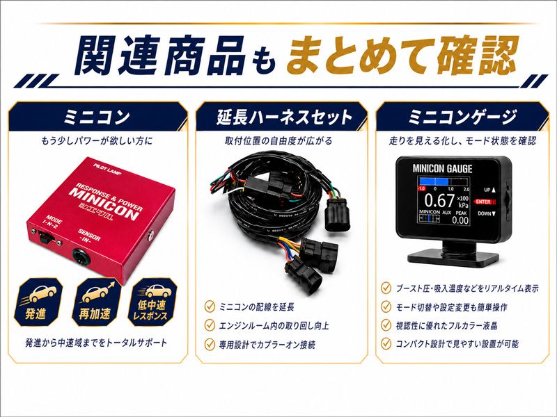 [シエクル]NCP140/NCP141 スペイド_1NZ-FE(1.5)(H24/7～H27/7)用ミニコン MINICON 燃調サブコン