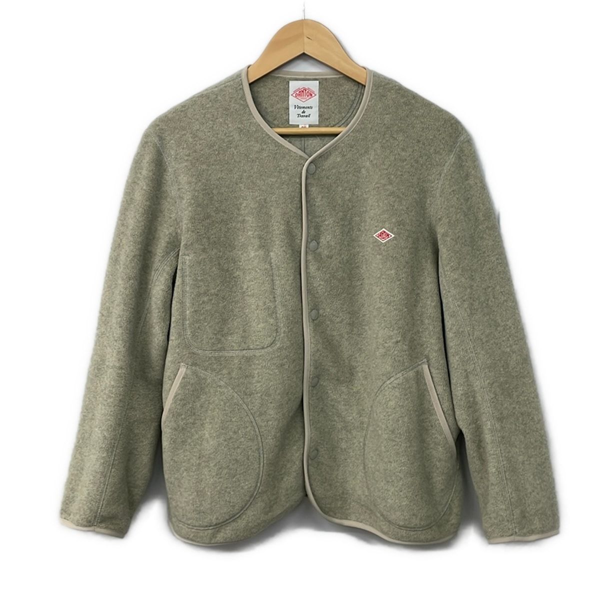 DANTON(ダントン) ブルゾン サイズ38 M レディース美品 - ベージュ 長袖/冬