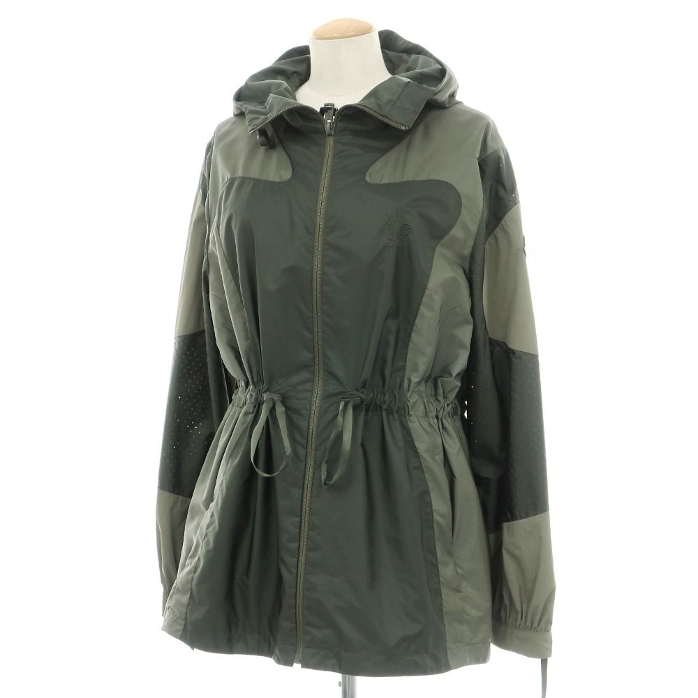 【中古】【未使用】モンクレール MONCLER 2023年春夏 Born To Protect Symphodus パーカー シェルジャケット オリーブグリーン【サイズ1】【レディース】
