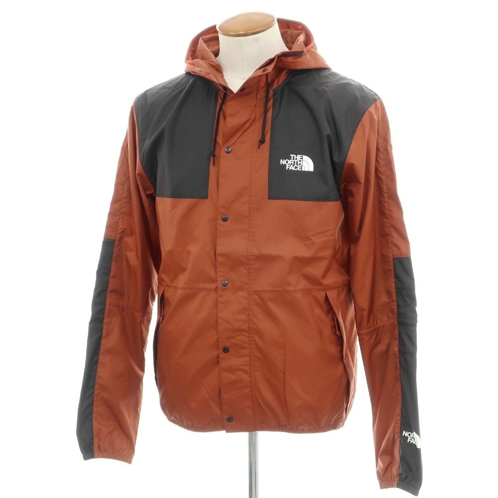 【中古】ザノースフェイス THE NORTH FACE SEASONAL MOUNTAIN JACKET ポリエステル マウンテンパーカー テラコッタxブラック【サイズM】【メンズ】