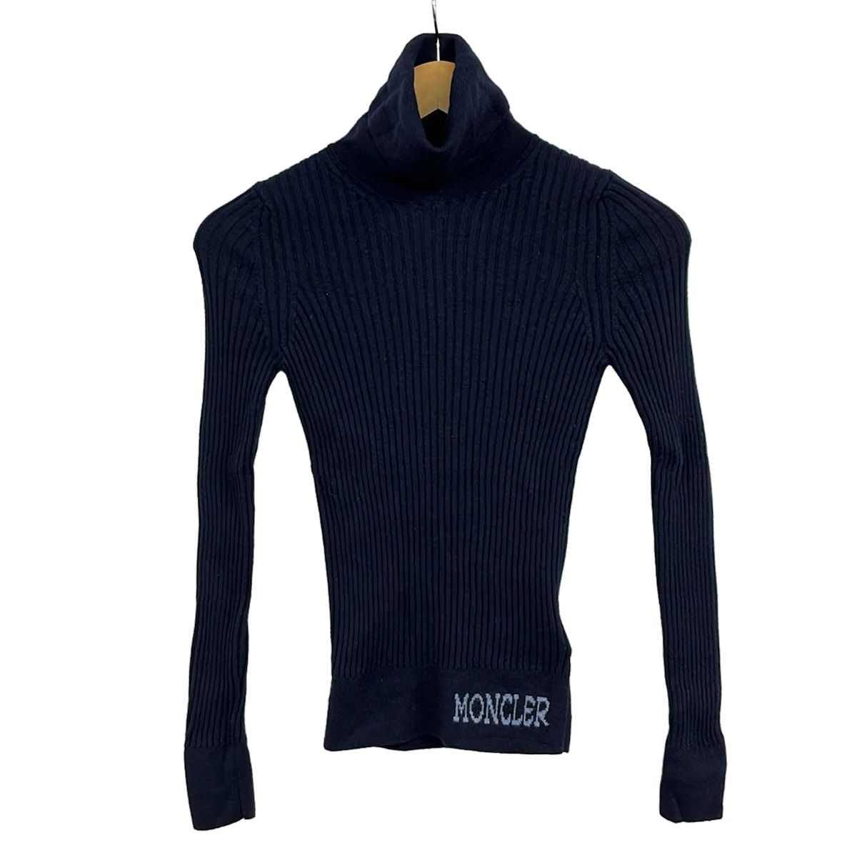 MONCLER(モンクレール) 長袖セーター サイズXS レディース CICLISTA F20939F71200 A9058 ダークネイビー タートルネック