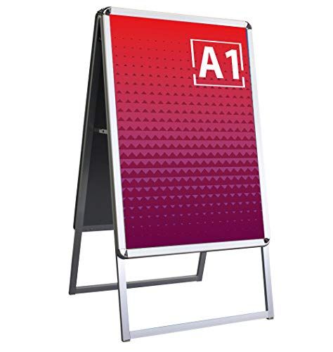 Hotdogger A型看板 屋外 スタンド型 両面 [A1] ポスター 防水 立て看板 アルミフレーム製ｍａ