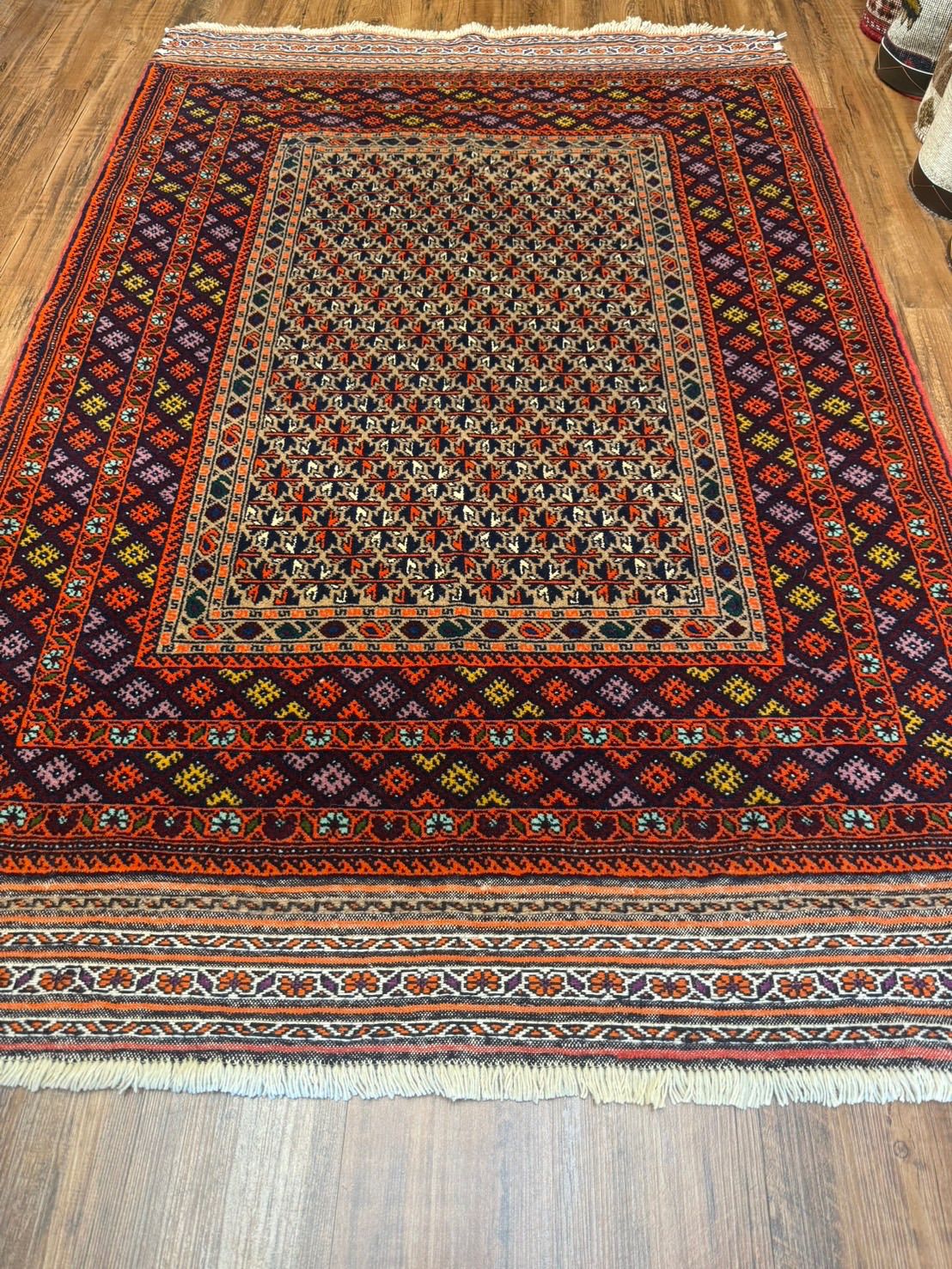 新品 手織り ペルシャ絨毯 トライバルラグ バルーチ - メルカリ