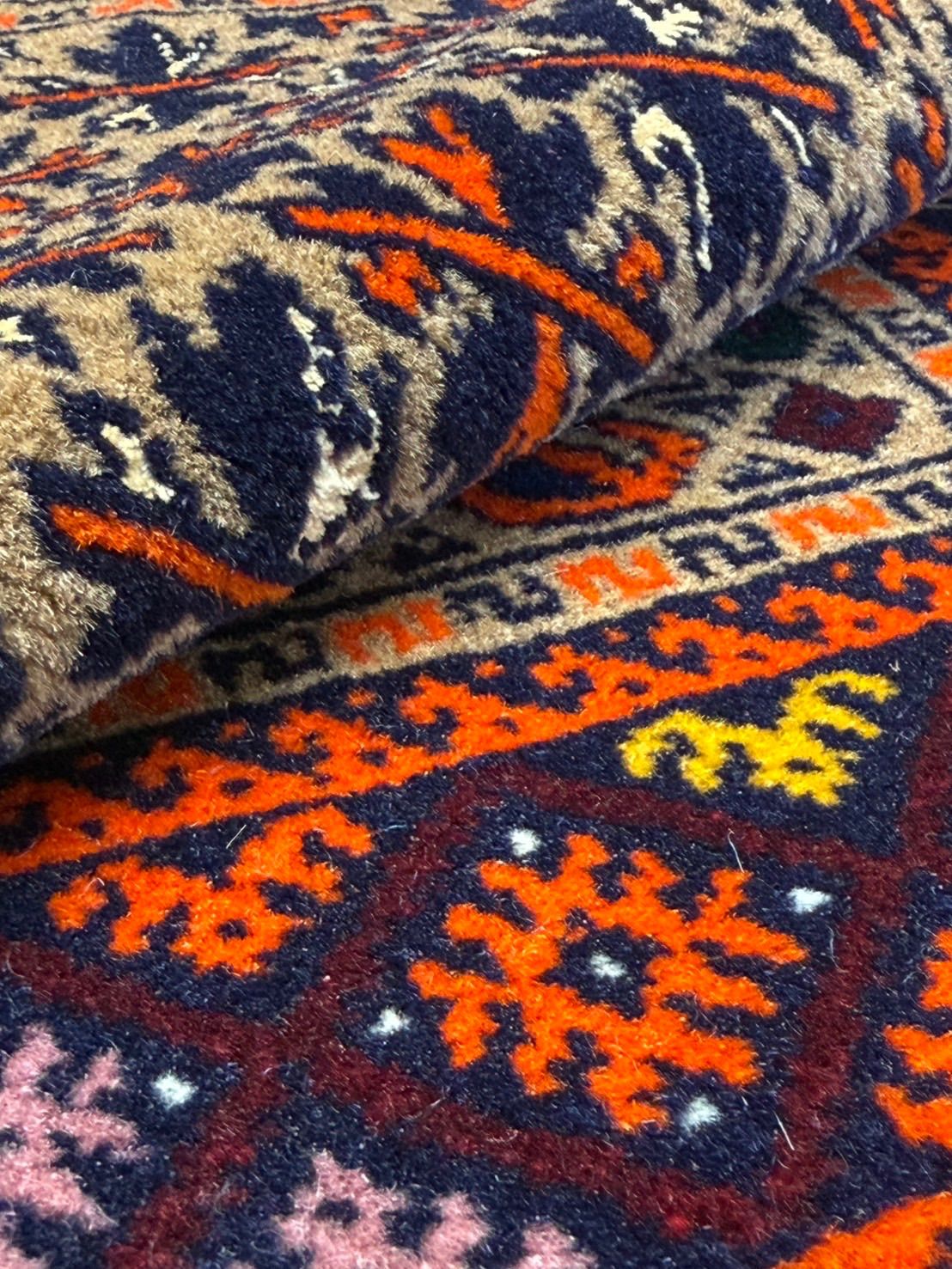 新品 手織り ペルシャ絨毯 トライバルラグ バルーチ - メルカリ