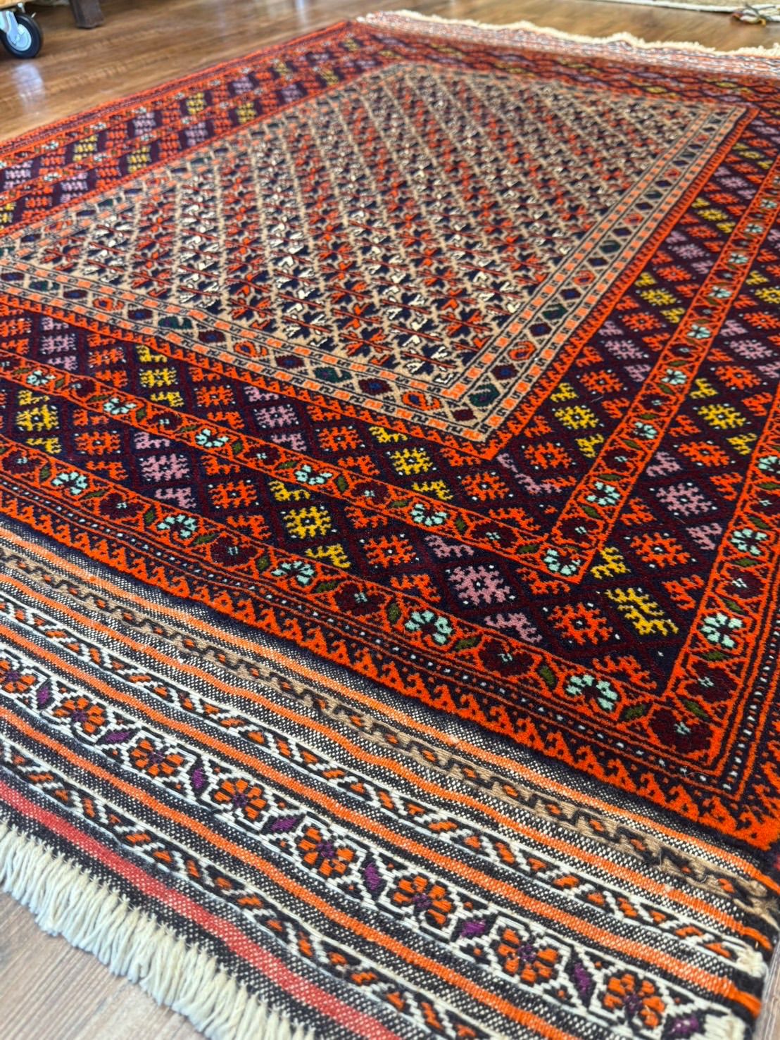 新品 手織り ペルシャ絨毯 トライバルラグ バルーチ - メルカリ