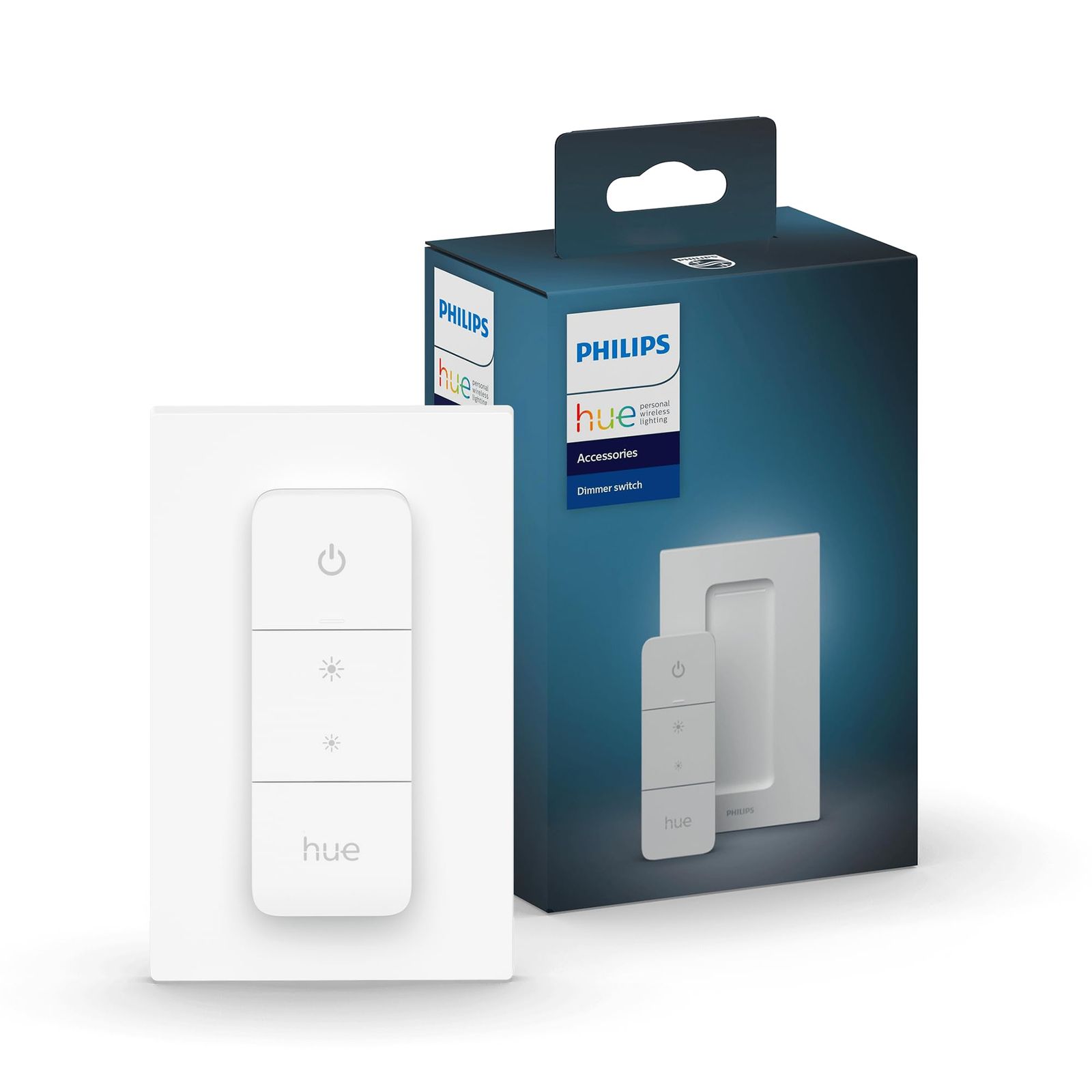 フィリップスヒュー(Philips Hue) スマートリモコン ディマースイッチ - スマート照明 スマートスイッチ ワイヤレス リモコン ボタン 遠隔操作 スマートホーム スマート家電 スマート電球 調光 調色 照明 コントロール/ 35e16ad6