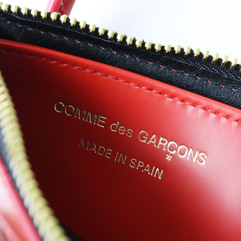 未使用品 コムデギャルソン COMME des GARCONS カウレザー コイン