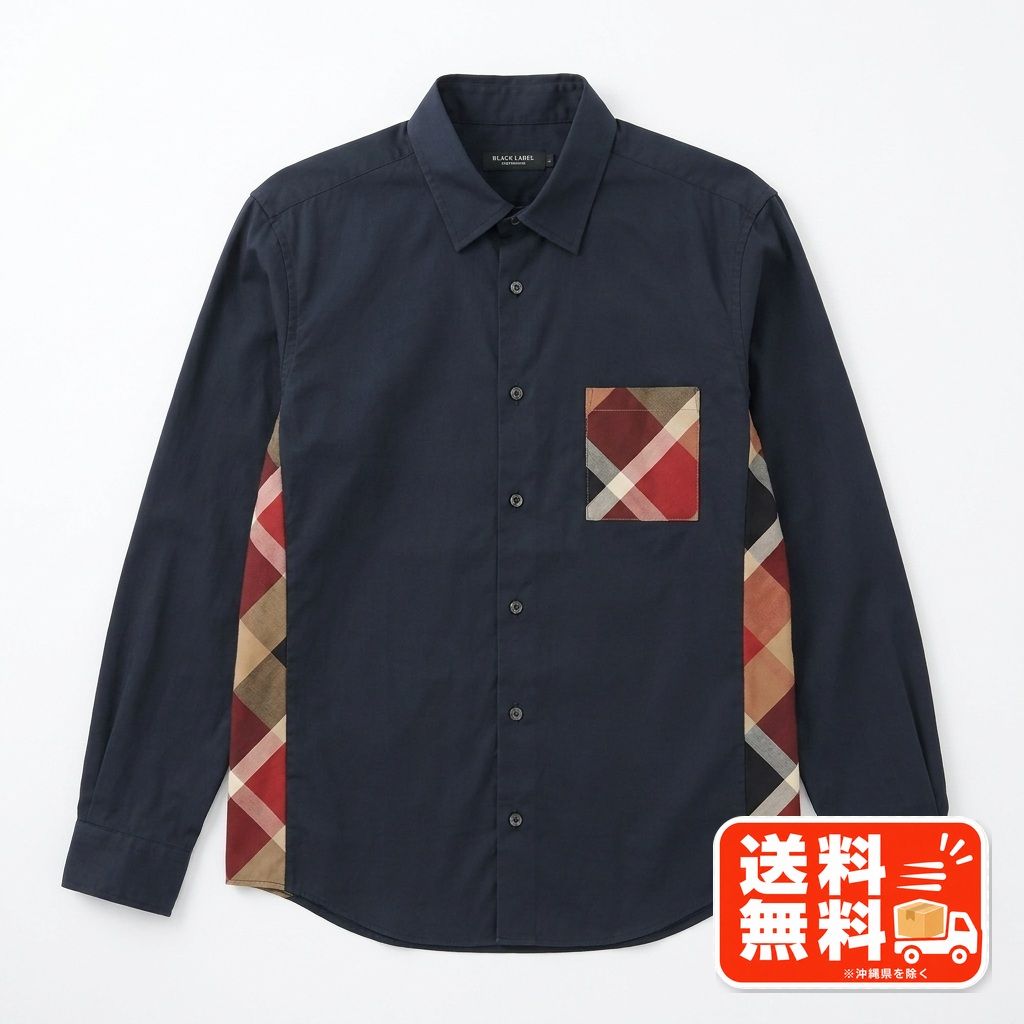 BLACK LABEL CRESTBRIDGE ブラックレーベル 長袖シャツ - メルカリ