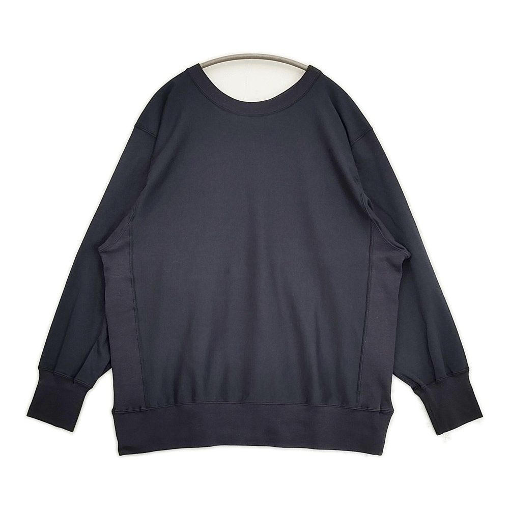 INTERIM REVERSE WEAVE L/S HIGH GAGE SWEAT SHIRT サイズ5 トレーナー スウェット ダークネイビー メンズ インテリム【中古】6-0603M♪