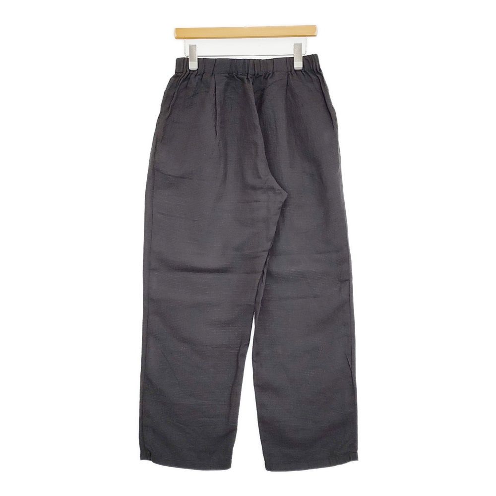 evam eva リネンシルクタックパンツ linen silk tuck pants イージー