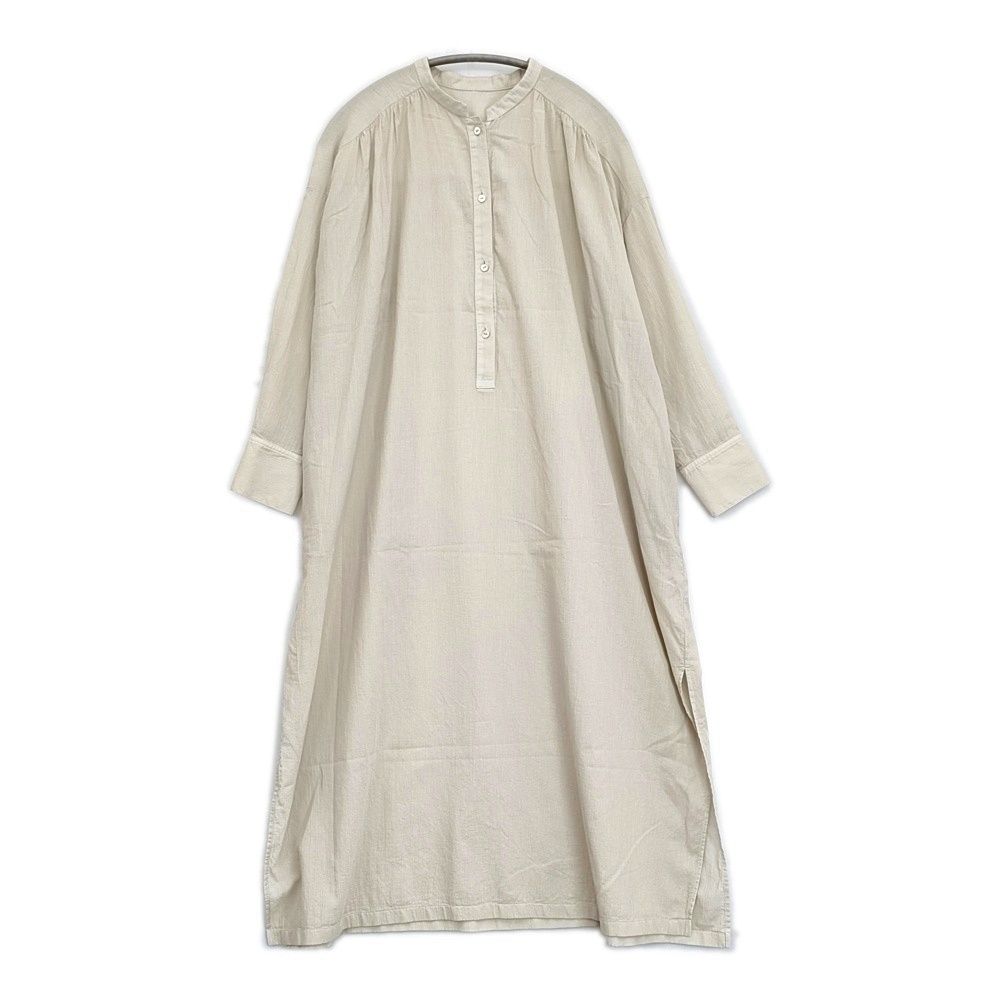 evam eva botanical dye one-piece サイズM 定価47300円 E251T156 プルオーバー ワンピース 25SS ベージュ レディース エヴァムエヴァ【中古】6-0603M♪ 12,768円