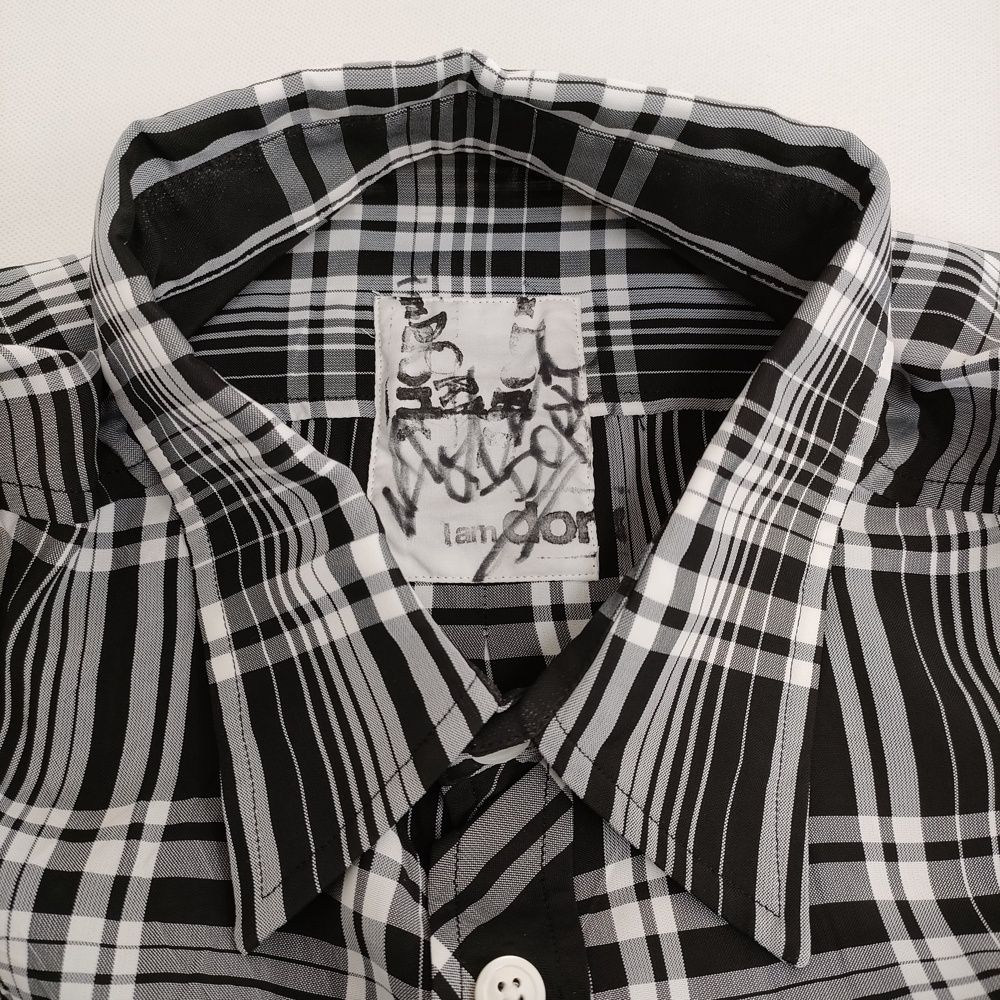 I am dork アイアムドーク Flap Pockets Shirts チェック 定価51700円