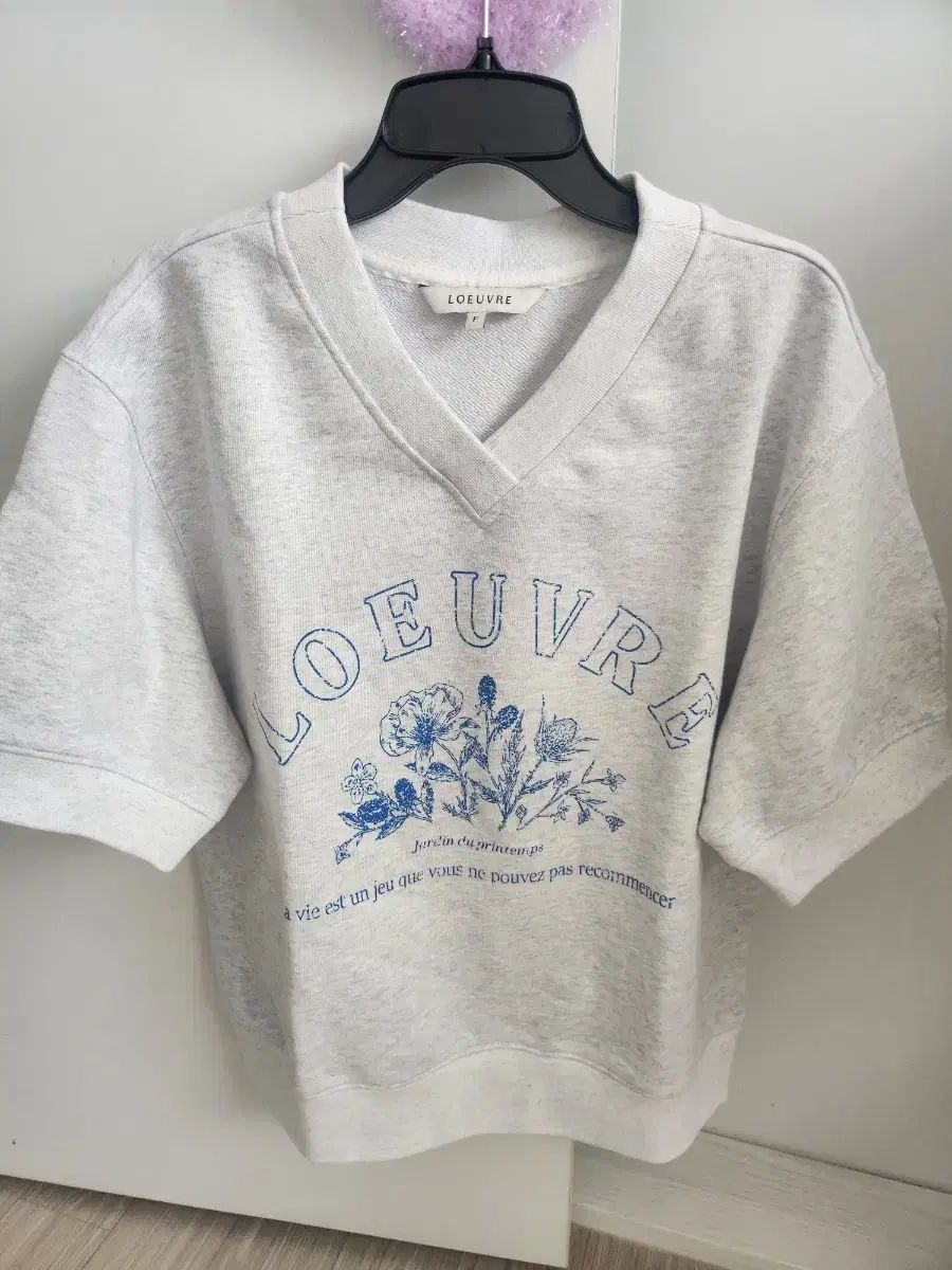 LOEUVRE ルーブル 半袖 スウェット グレー