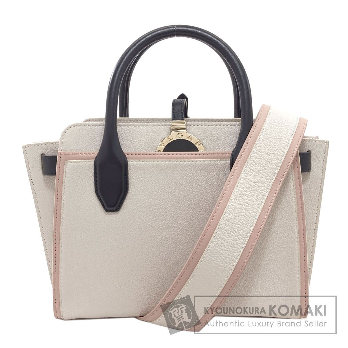 BVLGARI ブルガリ ブルガリブルガリ 2WAY ハンドバッグ カーフ レディース [中古]