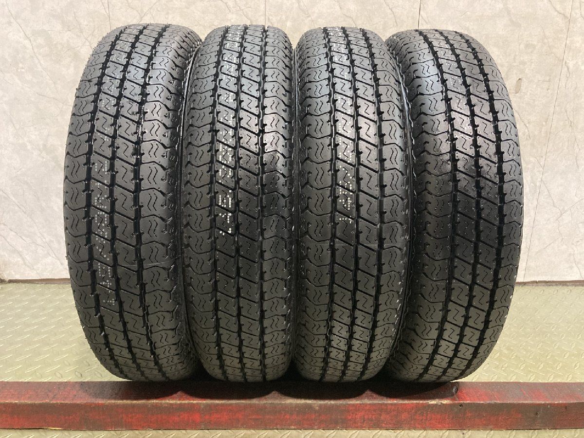 【新品】YOKOHAMA SUPER VAN 356 145/80R12 80/78N LT 12インチ 夏タイヤ 4本 25年製 エブリィ ハイゼット スクラム等　(MTP692)