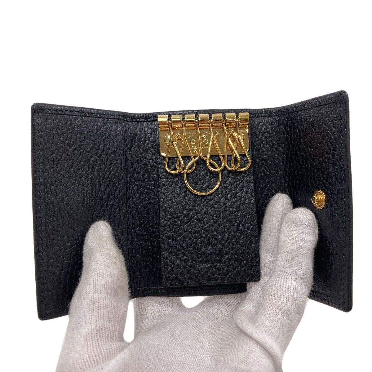 GUCCI グッチ 735807 GGマーモント キーケース レザー レディース
