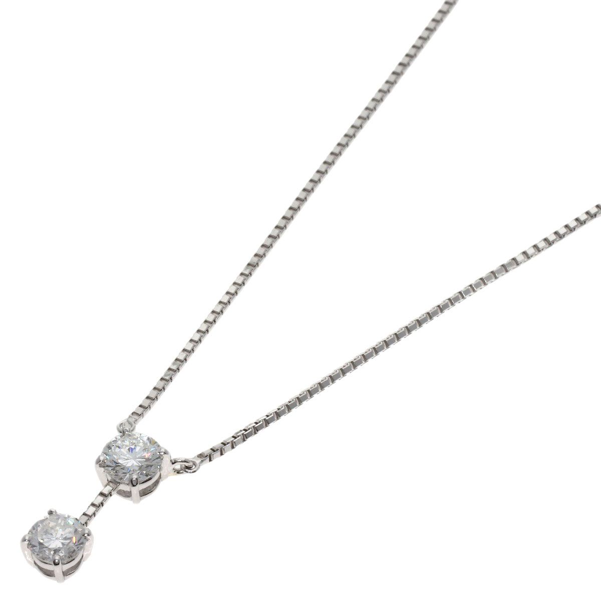 TASAKI タサキ ダイヤモンド ネックレス PT900 PT850 レディース [中古 