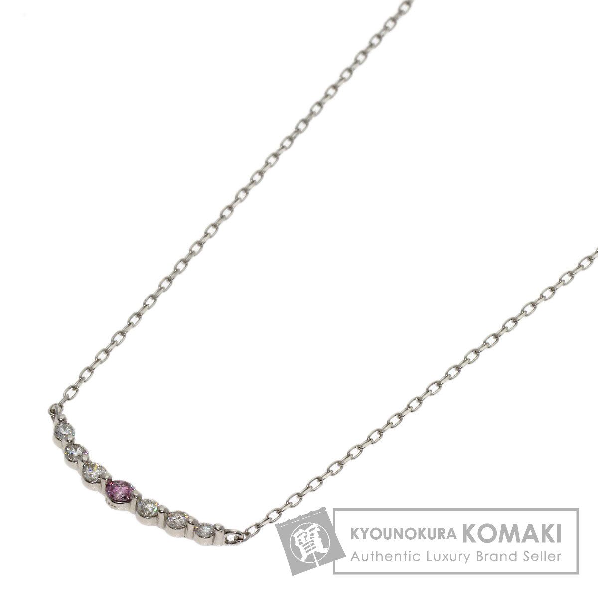SELECT JEWELRY セレクトジュエリー ダイヤモンド ピンクダイヤモンド ネックレス PT900 PT850 レディース [中古]