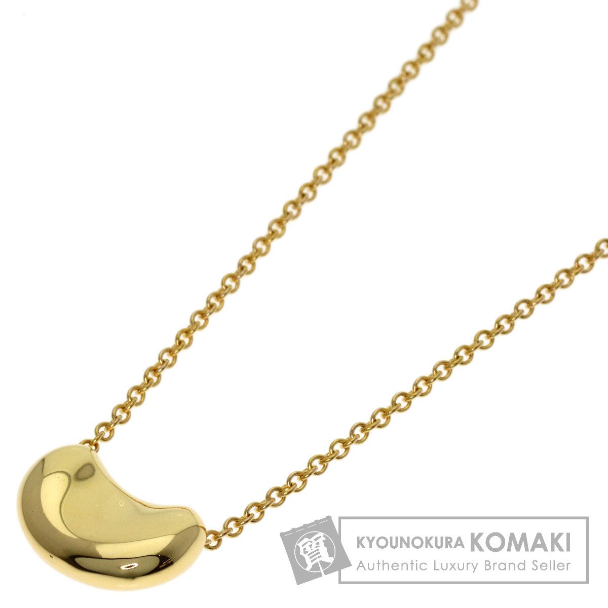 TIFFANY&Co. ティファニー ビーン ネックレス K18YG レディース [中古]