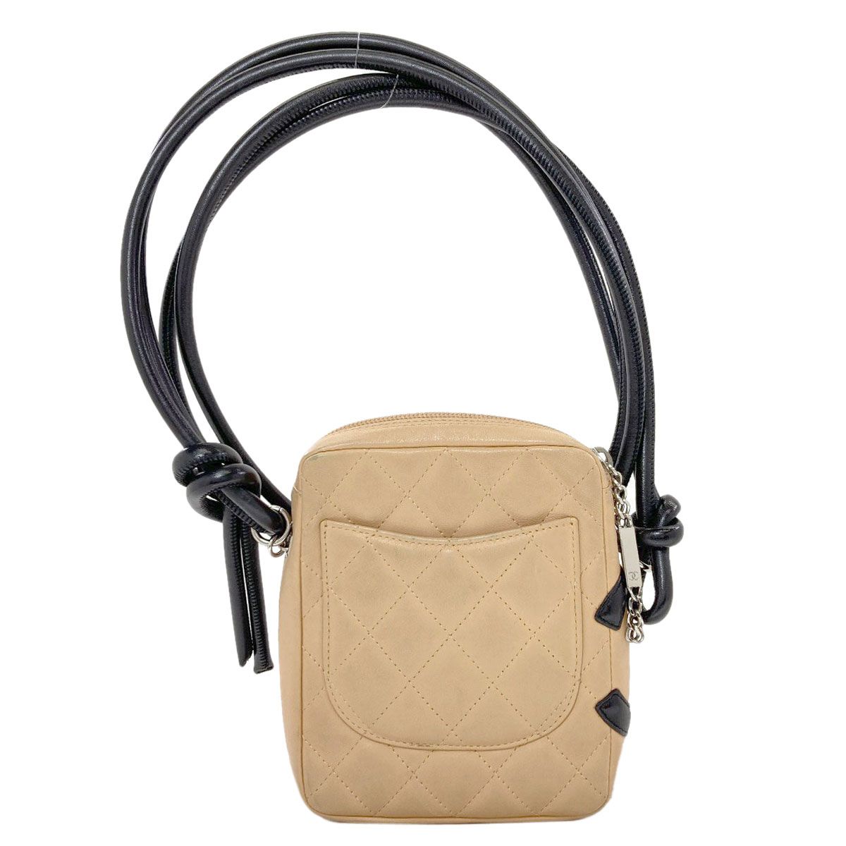 CHANEL シャネル カンボンライン シルバー金具 ショルダーバッグ 