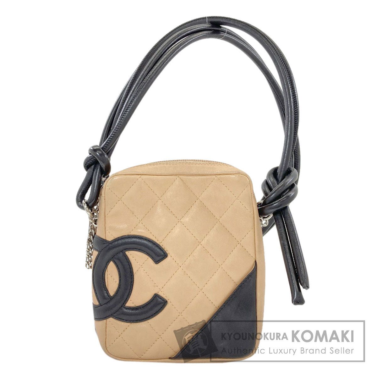シャネル ショルダーバッグ カンボンライン ラムスキン CHANEL 