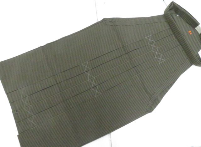 【京松】袴 男物 未使用品 仕付け付き 正絹 着物 kyo8z06-1214