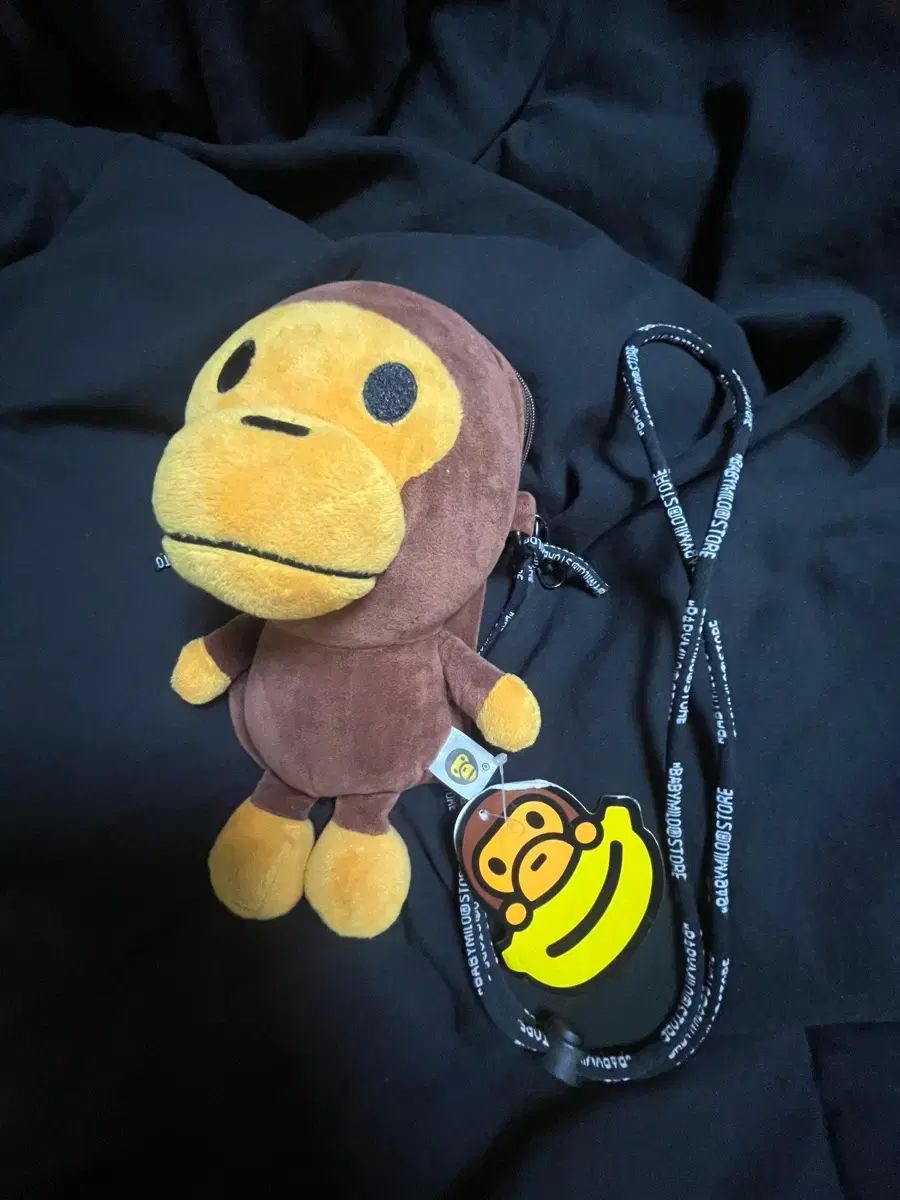 A BATHING APE アベイシングエイプ ベイビー マイロ ウール モバイル バッグ