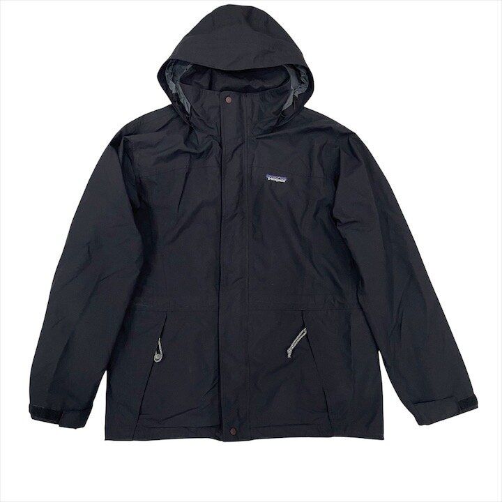 良品 Patagonia パタゴニア マウンテン パーカー ブラック メッシュ 裏地 ブラック ユニセックス アウトドア ファッション トップス c349