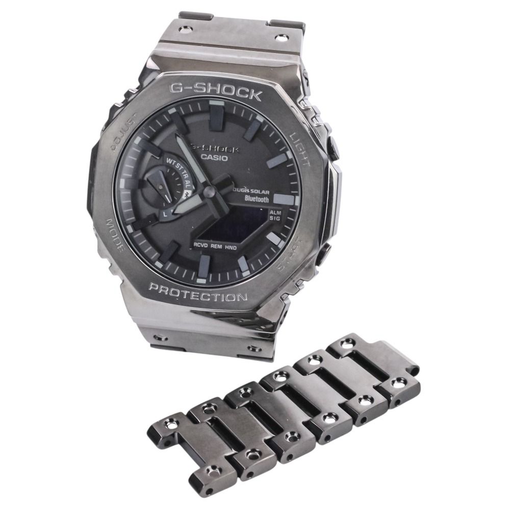美品 CASIO カシオ G-SHOCK オクタゴン 電波ソーラー 腕時計 GM