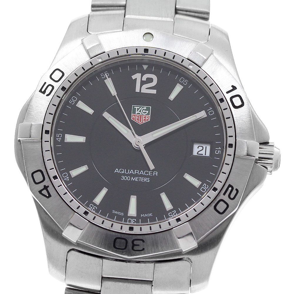 タグホイヤー TAG HEUER WAF1110.BA0800 アクアレーサー デイト クォーツ メンズ 保証書付き_961868