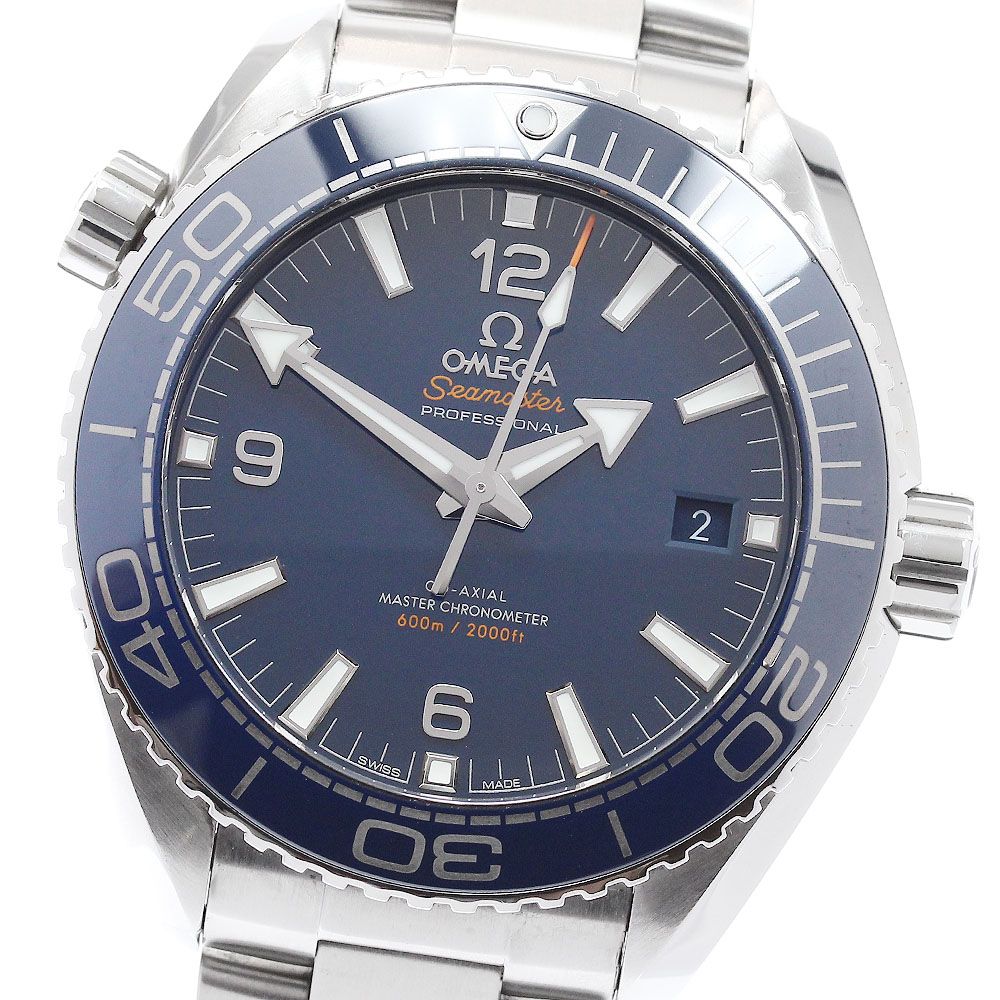 オメガ OMEGA 215.30.44.21.03.001 シーマスター プラネットオーシャン 600M デイト 自動巻き メンズ 良品 箱・保証書付き_961432