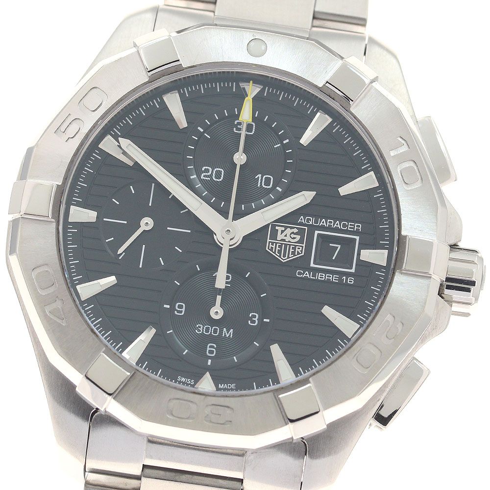 タグホイヤー TAG HEUER CAY2110-0 アクアレーサー キャリバー16 クロノグラフ 自動巻き メンズ 良品 箱・保証書付き_961007