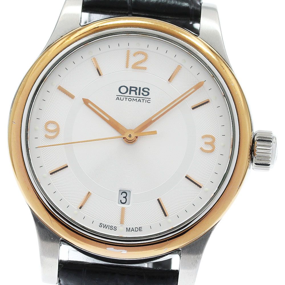 オリス ORIS 7594 クラシック デイト 自動巻き メンズ _963322