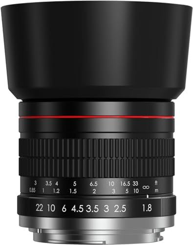 Lightdow for Canon EFレンズ 85mm F1.8 大口径レンズ単焦点 中望遠レンズ for Canon EOS Kiss X10i X10 X9i X9 X8i X7i X6i X5 X4 X3 X2 X70 90D 80 095e4099 13,877円