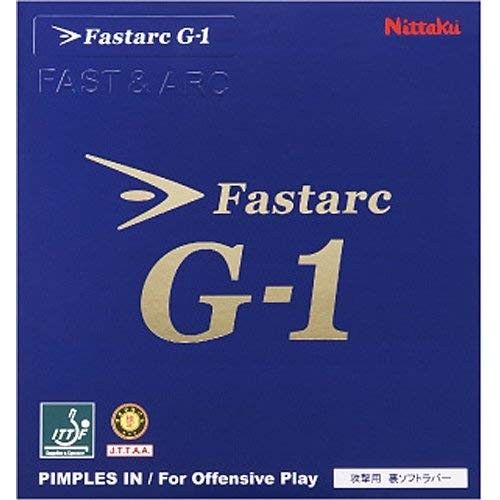 ニッタク Nittaku ファスタークG-1 卓球 ラバー 裏ソフト テンション NR-8702 RSL ６枚セット（厚さのコメント必要） ブラック / ６枚セ