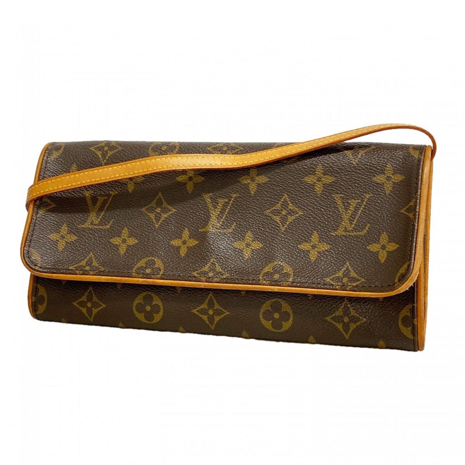 ルイ・ヴィトン(Louis Vuitton) ルイ・ヴィトン ショルダーバッグ モノグラム ポシェットツインGM M51852 ブラウンレディース