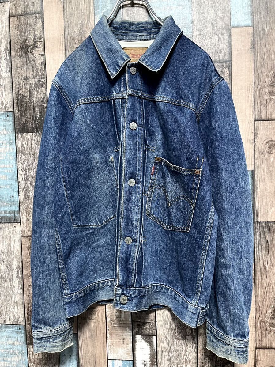 MR-03349 限定 2003 リーバイス Levi's × BOSS ボス デニムジャケット コラボ 当時モノ ジージャン