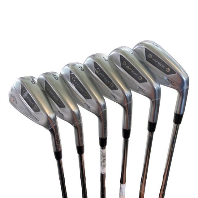 【中古】 キャロウェイ APEX PRO(2024) 6S アイアンセット IR Dynamic Gold MID 115 (フレックスS) メンズ 男性用 右利き 右用 Aランク ゴルフクラブ