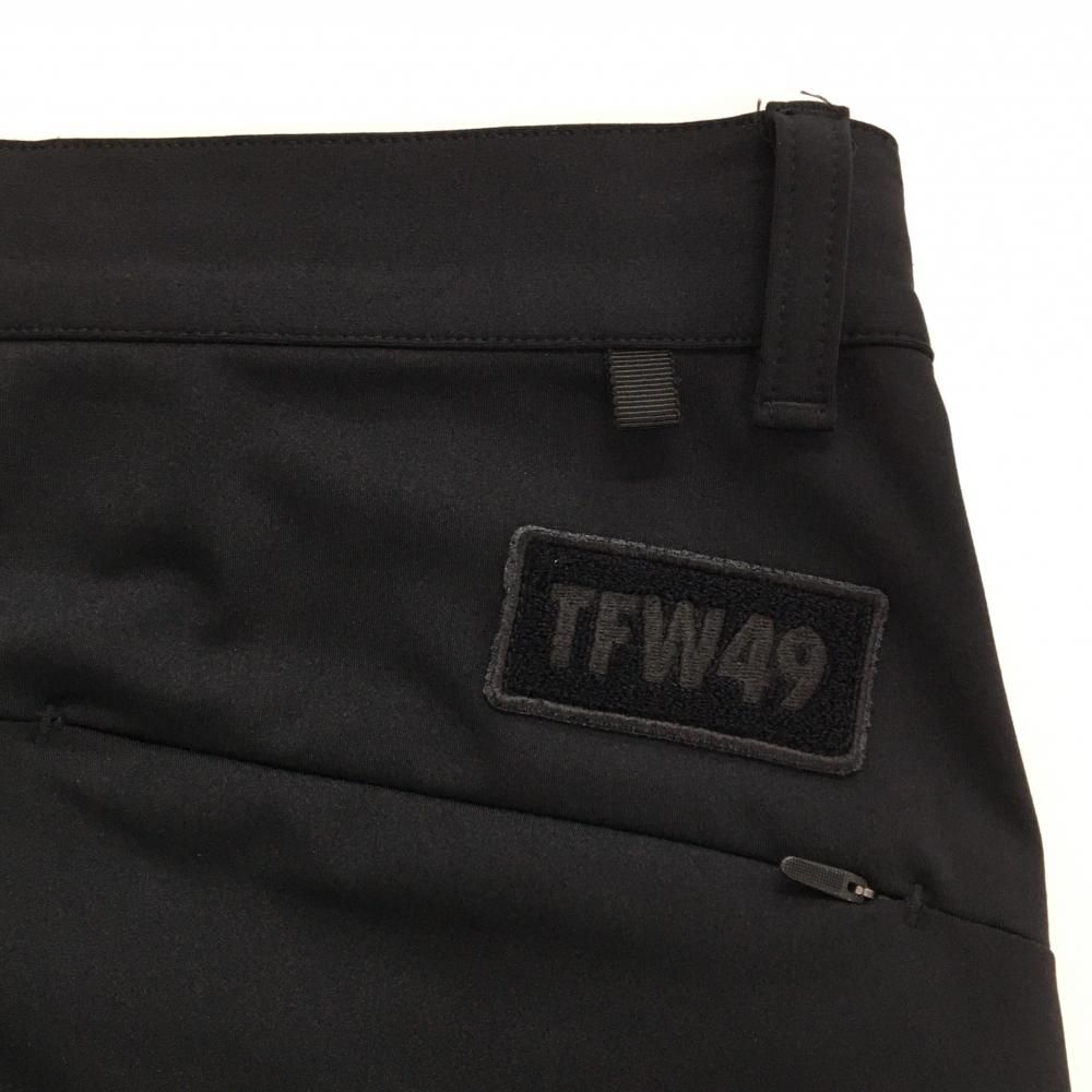 美品】TFW49 ストレッチパンツ 黒 無地 メンズ M ゴルフウェア TFW49