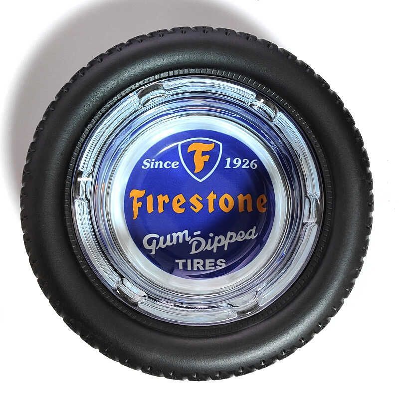 卓上灰皿 タイヤ Firestone アメリカン ガレージ 雑貨 おしゃれ