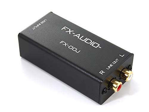 FX-AUDIO- FX-00J USBバスパワー駆動DAC ESS社製ES9023P搭載 USB接続で RCA出力t 84d017e9