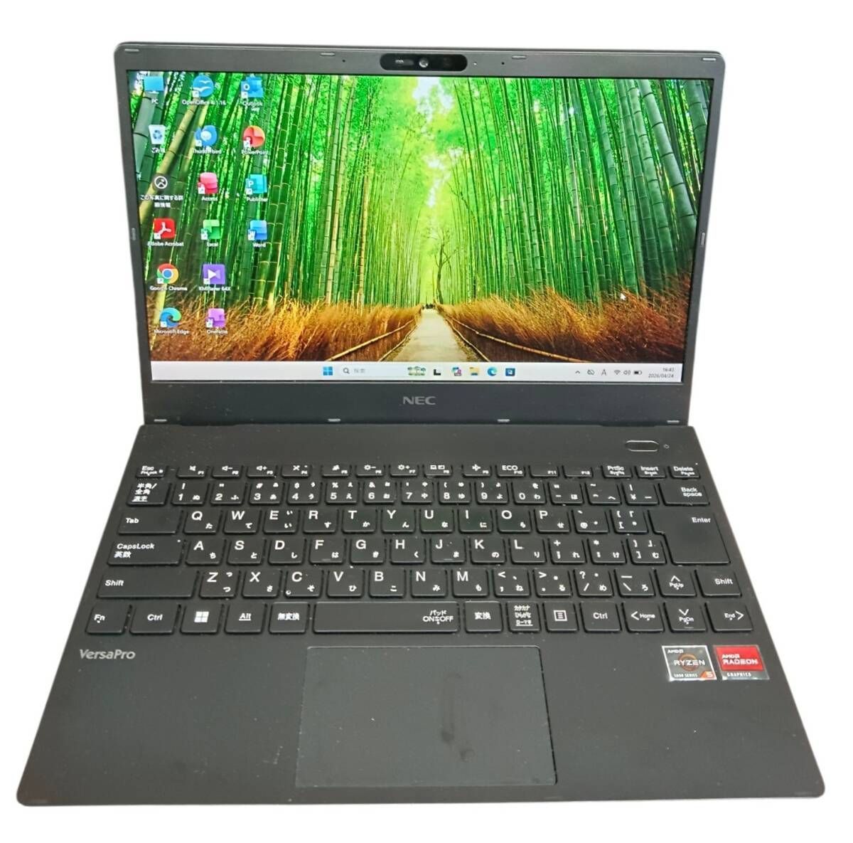 【驚速 NEC VC-B AMD Ryzen5 5500U 2.1GHz x12+8G+NVME SSD256GB 13.3インチワイドノートPC】Win11+Office2021/WEBカメラ