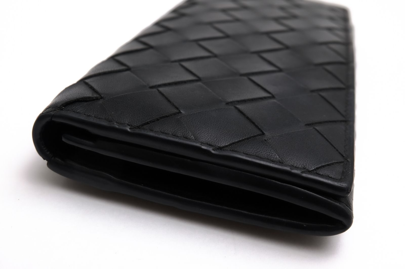 ボッテガヴェネタ／BOTTEGA VENETA 長財布 財布 ウォレット メンズ 男性 男性用 レザー 革 本革 ブラック 黒 635567  VCPQ4 Continental Wallet in Intrecciato Calf leather マキシイン